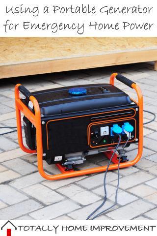 Using a Portable Generator for Emergency Home Office Power