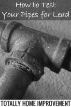 How to Test Your Pipes for Lead #LeadPipes #HomeImprovement