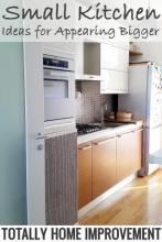 Small Kitchen Ideas for Appearing Bigger
