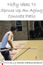 Nifty Ideas To Spruce Up An Aging Concrete Patio
