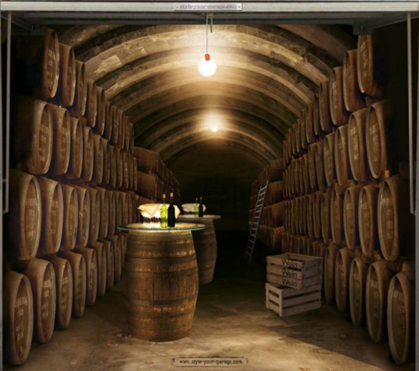wine cellar garage door